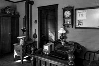 Vintage Marshal's Office Interior with Historical Details