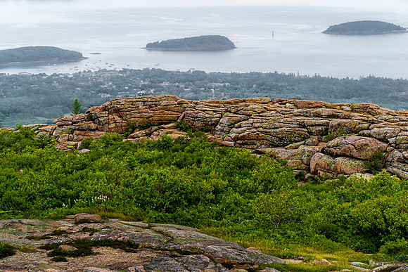 Bar Harbor from Cadillac Mountain