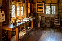 Rustic Wooden Workshop Interior