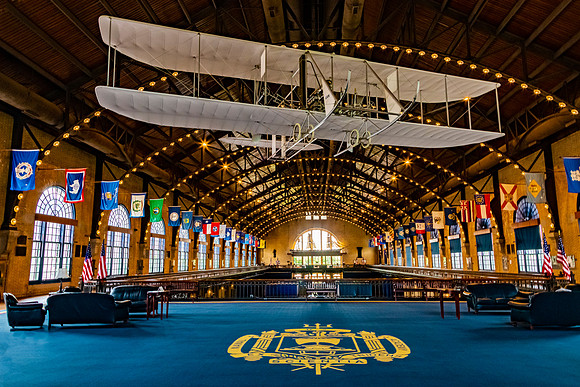 Wright Flyer Replica in Historic Hall