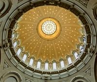 Architectural Domed Ceiling with Windows