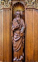 Wooden Carved Sculpture of Saint Luke