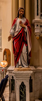 Sacred Heart of Jesus Statue in Church