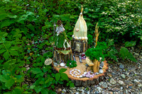 Miniature Fairyland Exhibit in Green Foliage