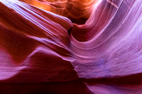 Abstract Sandstone Slot Canyon Formations