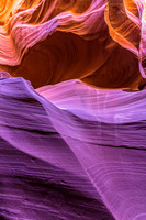 Vibrant Sandstone Walls in Slot Canyon