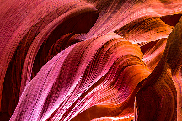 Lower Antelope Canyon-VIII: Sandstone Walls