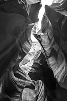 Antelope Canyon Black and White