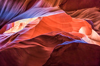 Upper Antelope Canyon's Illuminated Wavy Walls