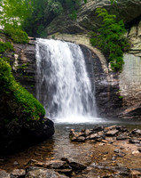 Looking Glass Falls in Transylvania County, North Carolina