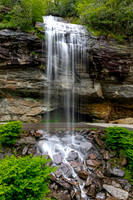 Bridal Veil Falls in North Carolina