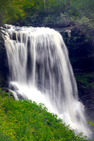 Dry Falls Waterfall in Nantahala National Forest