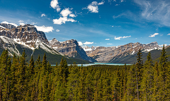 Hector Lake in Banff National Park