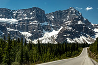 Bow Peak Landscape with Winding Road