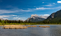 Bow River Landscape in Alberta, Canada