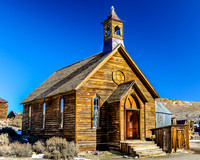 Old Wooden Church in Ghost Town