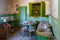 Dusty Abandoned Kitchen in Historic Building