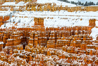 Snowy Bryce Canyon Landscape