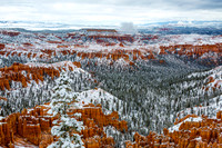 Bryce Canyon National Park Winter Landscape