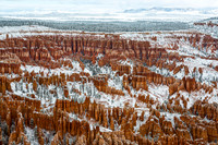 Snowy Bryce Canyon National Park Hoodoos