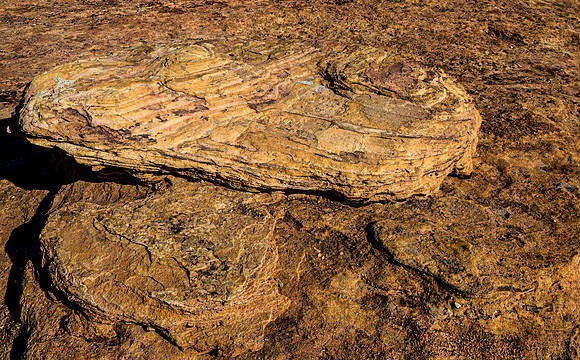 Textured Sandstone Rock Formations