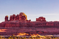 Red Rock Formations at Golden Hour