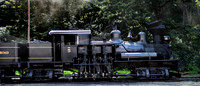 Vintage Shay Steam Locomotive Train Number 5