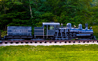 Cass Scenic Railroad Train on Tracks