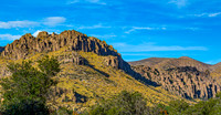 Rugged Mountain Landscape with Rocky Peaks