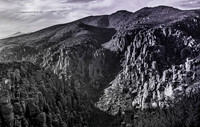 Dramatic Mountain Landscape with Unique Rock Formations