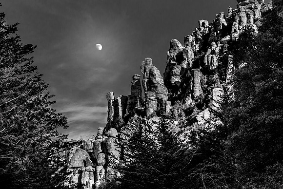 Moonrise Over the Chirichuas
