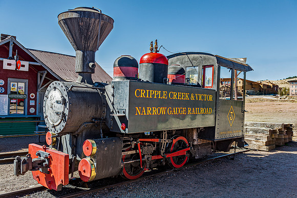 Cripple Creek and Victor Narrow Gauge Railroad Locomotive