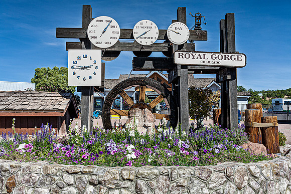 Royal Gorge Colorado Time Display