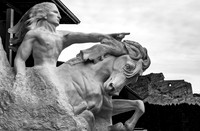 Dynamic Centaur Sculpture