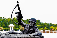 WW II Memorial Soldier Statue