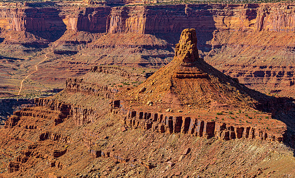 Desert Butte Landscape