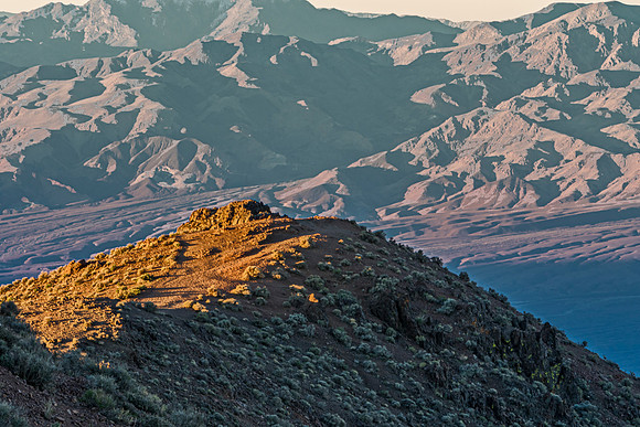 Arid Mountains in Death Valley National Park