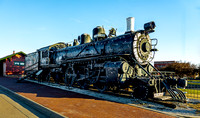 Baldwin Locomotive 1139 on display in Dodge City