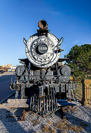 Baldwin Locomotive 1139 Displayed in Dodge City