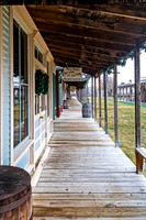Historic Western Town Main Street Porch