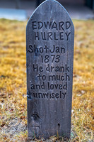 Boot Hill Cemetery Tombstone Edward Hurley