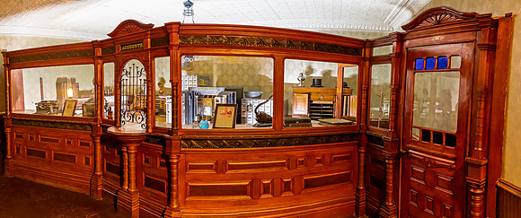 Historic Bank Interior in Dodge City