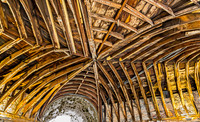 Damaged Wooden Roof Structure