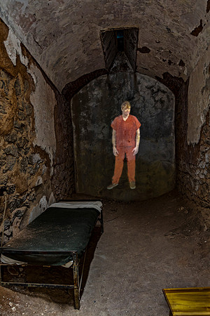Haunted Cell Projection in Ancient Prison