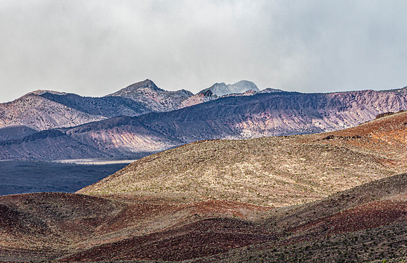 Mountain Range Landscape in Inyo County