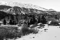 Snowy Mountain Landscape in Inyo County, California
