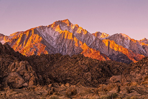 Desert Mountain Sunset