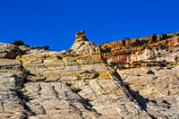 Natural Geological Formations Under Clear Blue Sky