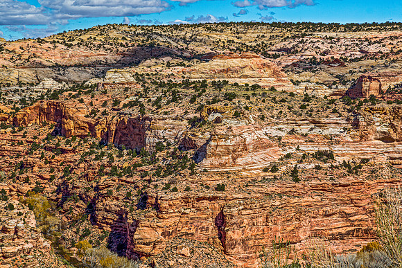 Scenic Desert Mountains Landscape