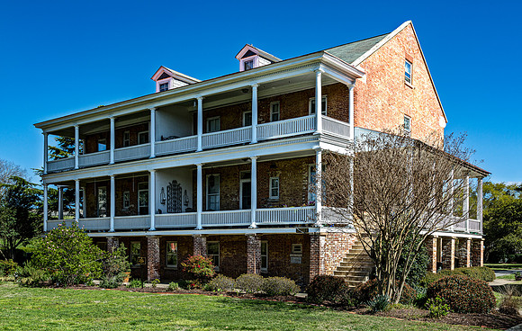 Historic Post Quarters Building in Hampton, Virginia